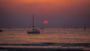 Photo Sailboat sunset