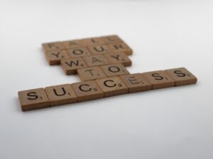Photo money and career success