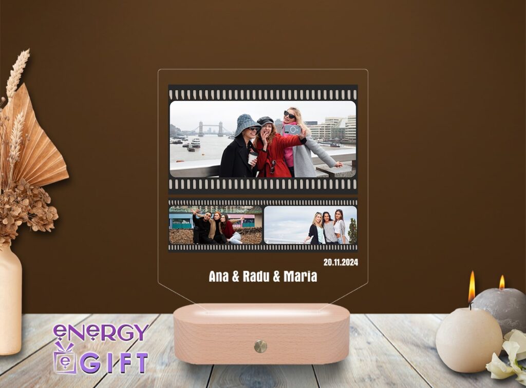 lampa-led-personalizata-cu-poza-colaj-tip-rola-de-film-cadou-cu-amintiri-unice