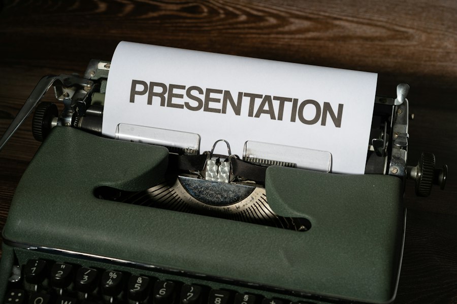 presentation page